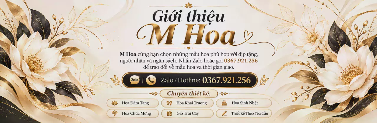 Ảnh bìa Shop hoa tươi Xã Long Tiên Đồng Tháp - Một món hoa, nhiều điều muốn nói